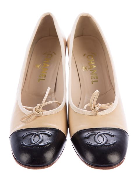 chanel cap toe pump|Chanel pump heels.